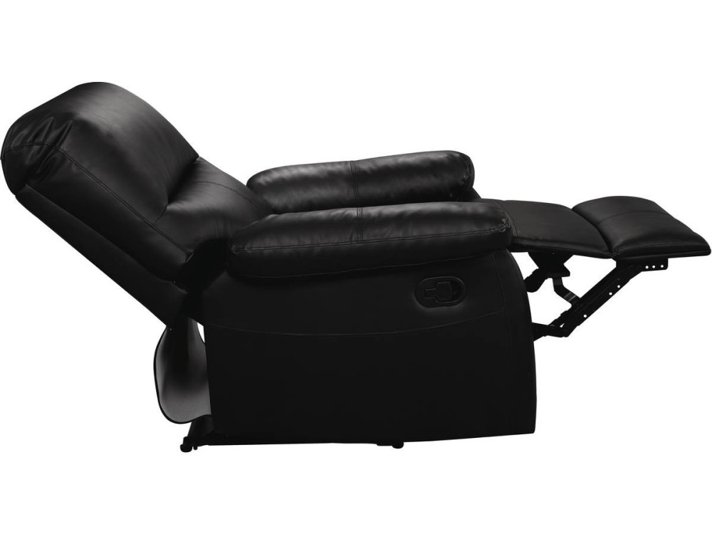 Relax-Sessel "Lincoln" - 90 x 89 x 103 cm - Schwarz