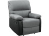 Relax-Sessel "Lincoln" - 90 x 89 x 103 cm - Schwarz / Dunkelgrau