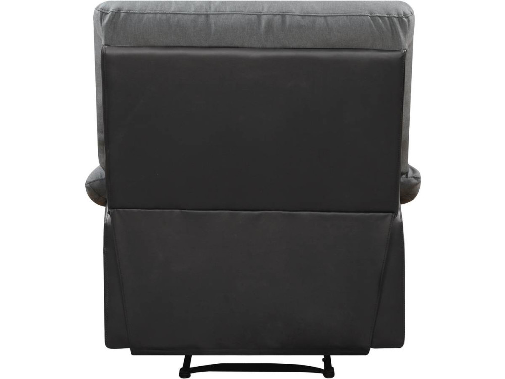 Relax-Sessel "Lincoln" - 90 x 89 x 103 cm - Schwarz / Dunkelgrau