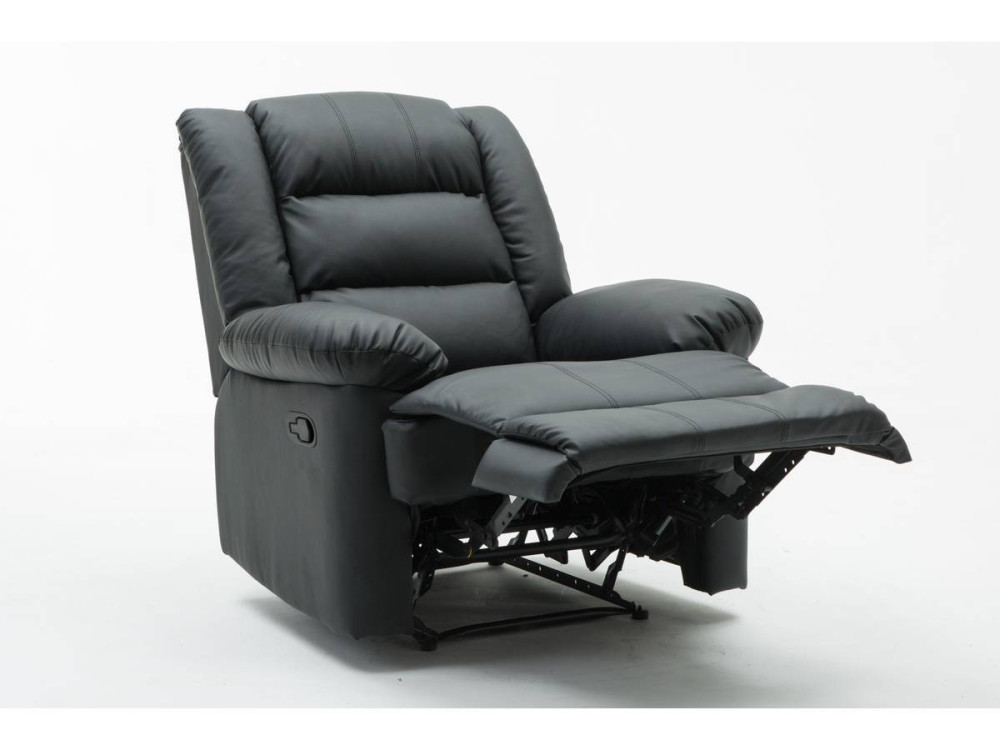 Relax-Sessel "Buckingham" - 85 x 93 x 100 cm - Schwarz