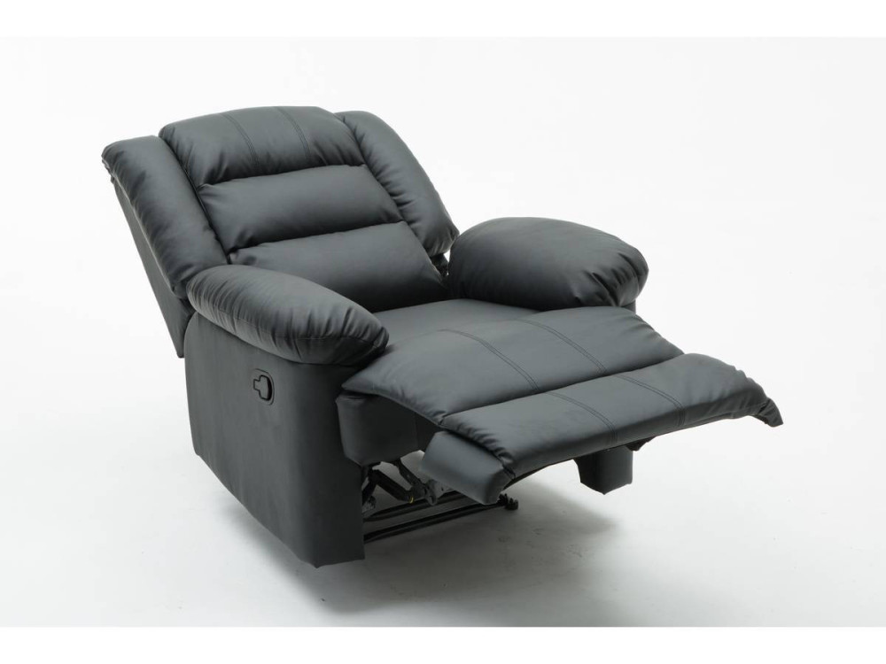 Relax-Sessel "Buckingham" - 85 x 93 x 100 cm - Schwarz