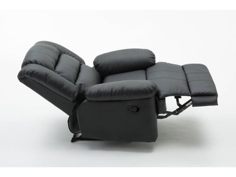 Relax-Sessel "Buckingham" - 85 x 93 x 100 cm - Schwarz