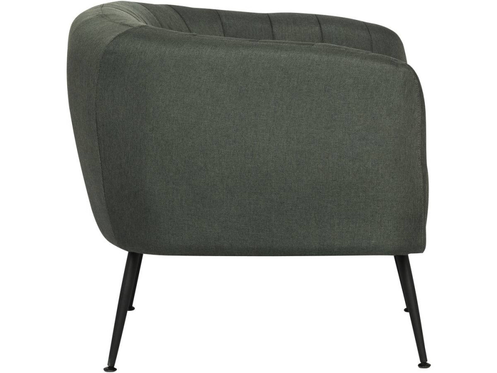 Sessel aus Stoff "Diana" - 1 Person - Dunkelgrau