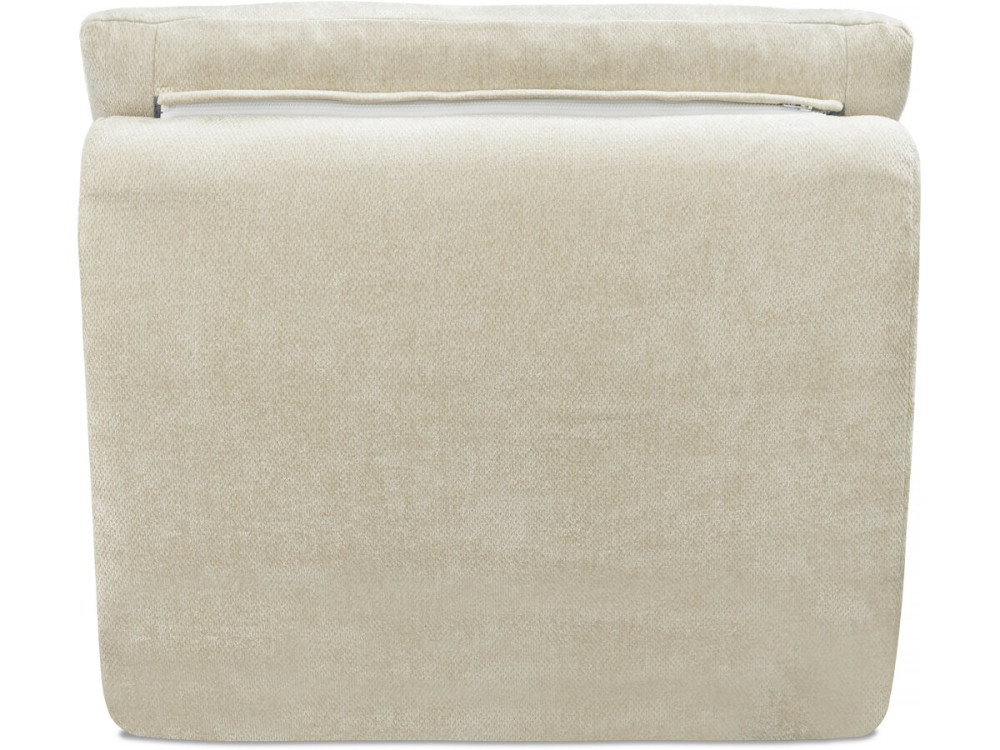 Sessel „Candela“ aus strukturiertem Stoffbezug – 81 x 96 x 75 cm – Beige