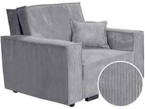 Cord Sessel "Clivia" - Grau