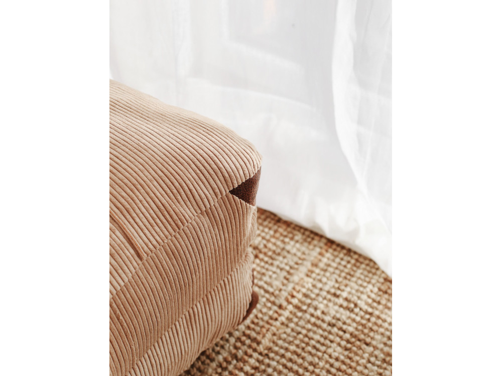 Stoffsessel mit Bettfunktion "Fold" - 80 x 60 x 70 cm - Braun