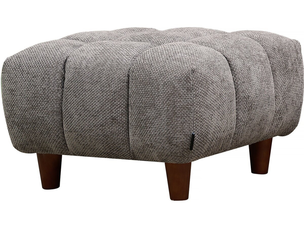 Hocker für Sofa "Matignon" - 70 x 70 x 46 cm - Grau