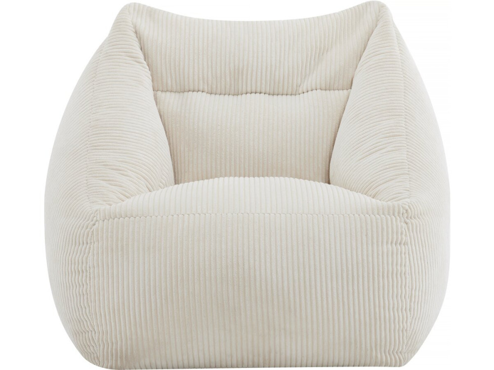 Cord-Hocker „Medellin“ – Beige – 85 x 85 x 72 cm