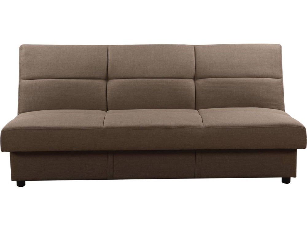 Schlafsofa zum Aufklappen "Enza" - 185 x 84 x 85 cm - 3-Sitzer - Taupe