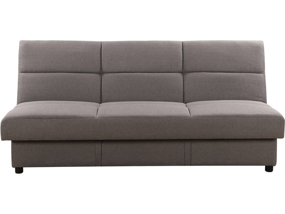 Schlafsofa zum Aufklappen "Enza" - 185 x 84 x 85 cm - 3-Sitzer - Grau