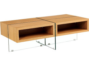 Couchtisch "Milano" - 120 x 60 x 40 cm - Eichenfinish