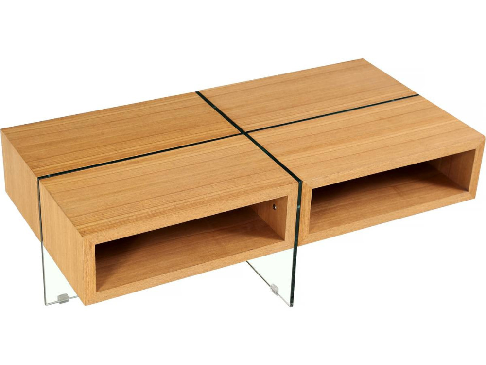 Couchtisch "Milano" - 120 x 60 x 40 cm - Eichenfinish