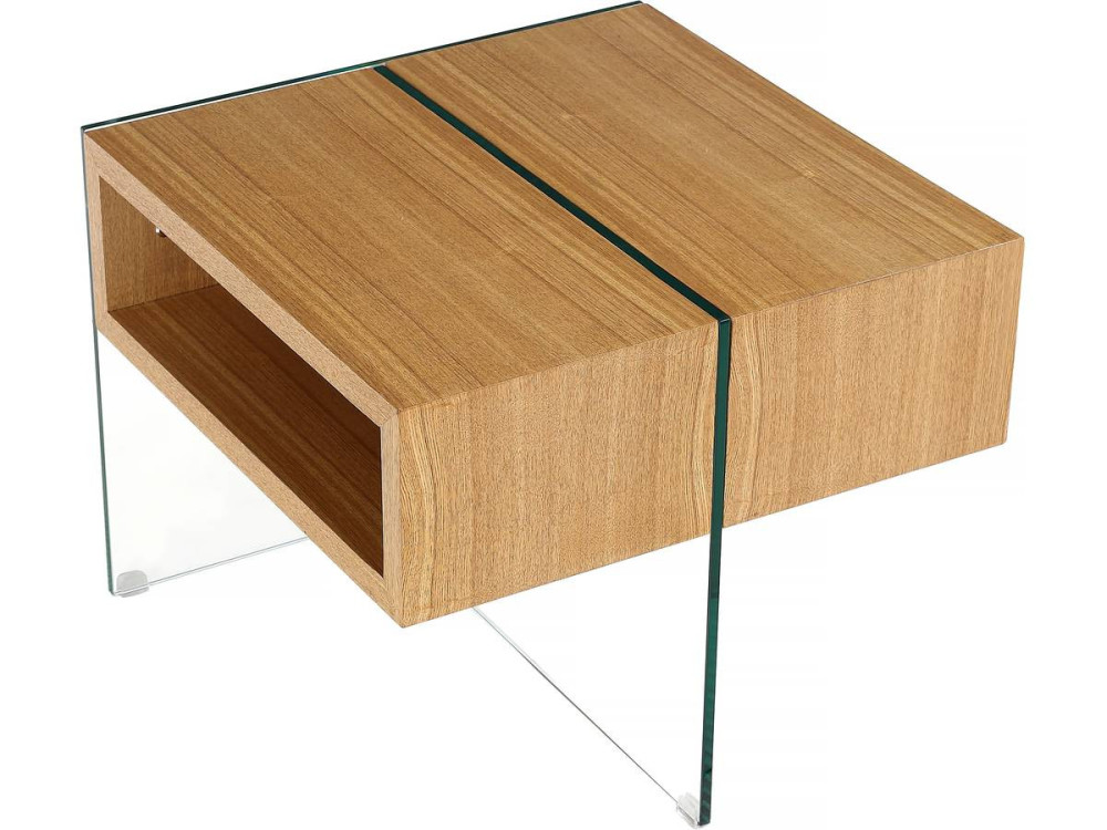 Couchtisch "Venezia" - 60 x 60 x 50 cm -  Eichenfinish
