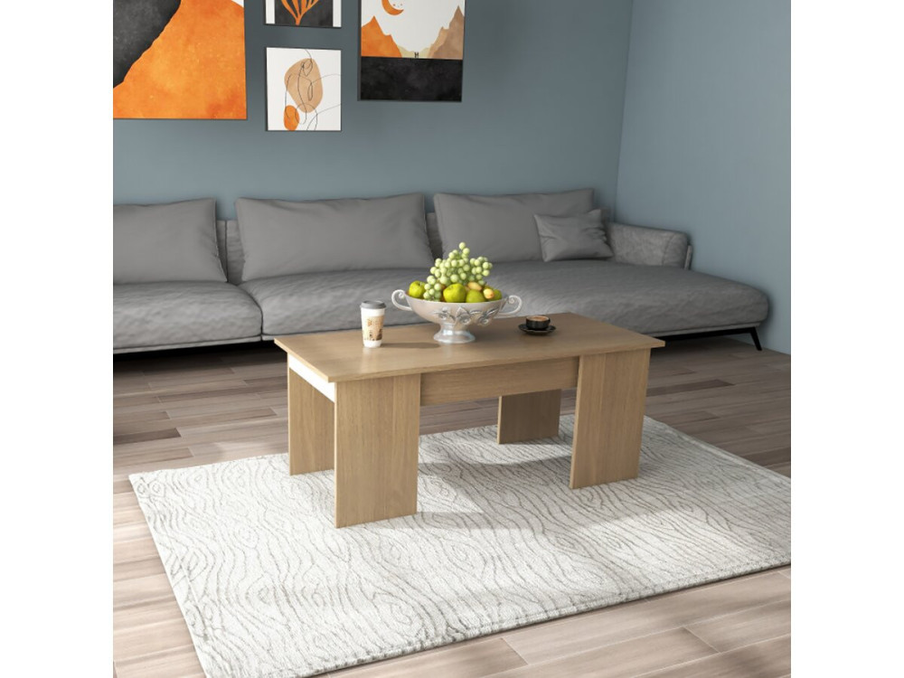 Couchtisch "Diana" - 102 x 50 x 43 cm - Eiche