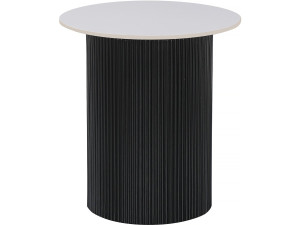 Beistelltisch, Sofatisch, Nachttisch aus Keramik „Eclat“ – 50 x 50 x 55 cm – Weiß - 50 x 50 x 55 cm - Weiß