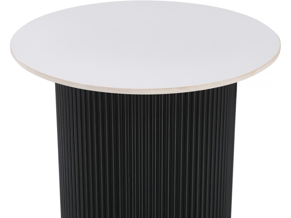 Beistelltisch, Sofatisch, Nachttisch aus Keramik „Eclat“ – 50 x 50 x 55 cm – Weiß - 50 x 50 x 55 cm - Weiß
