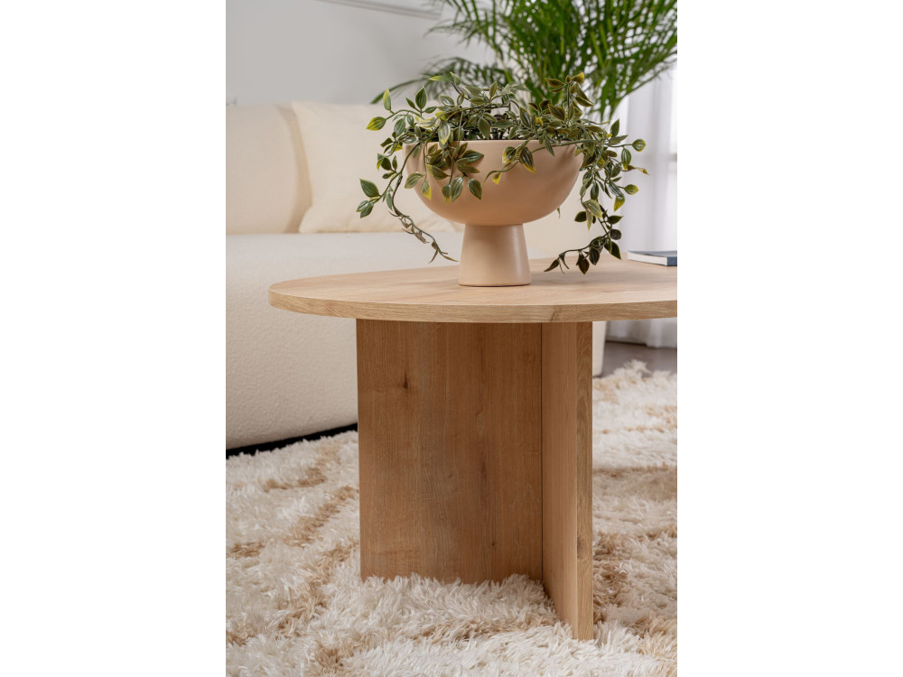 Couchtisch aus Holz „Sable“ – 60 x 119 x 40 cm – Saphir-Eiche