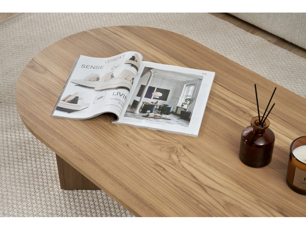 Couchtisch aus Holz „Sable“ – 60 x 119 x 40 cm – Eiche