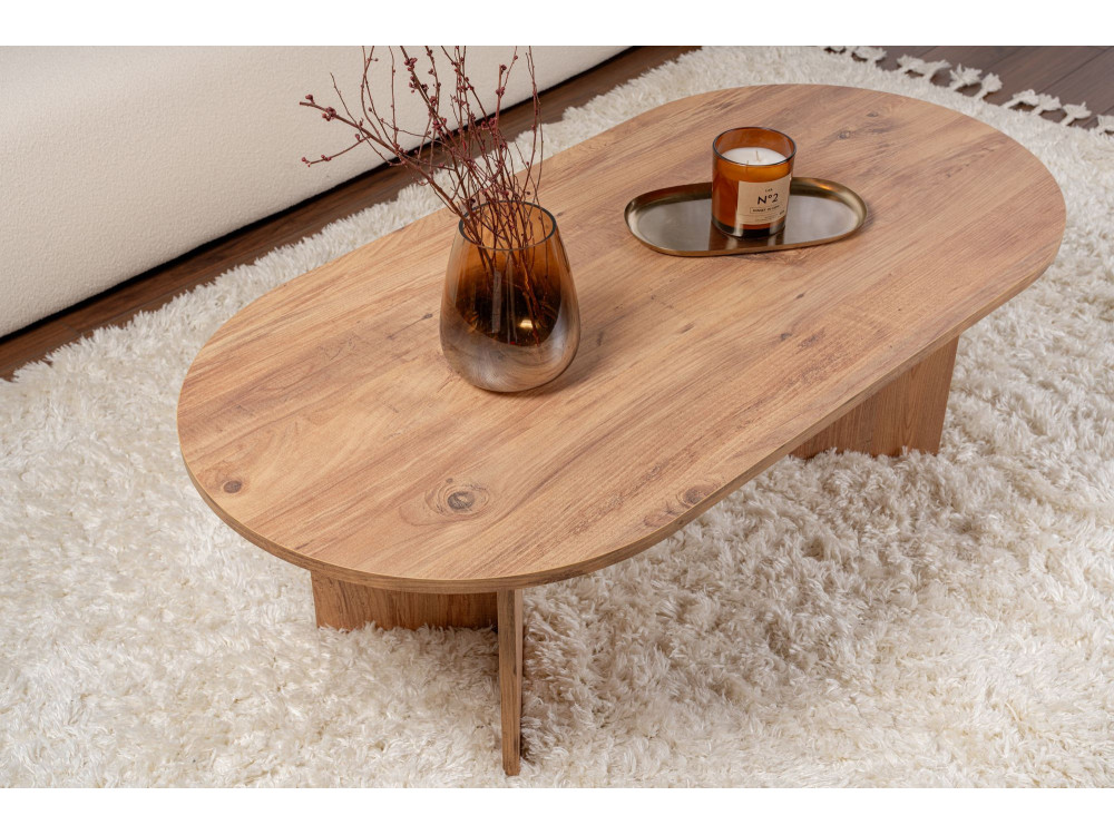 Couchtisch aus Holz „Sable“ – 60 x 119 x 40 cm – Atlantische Kiefer