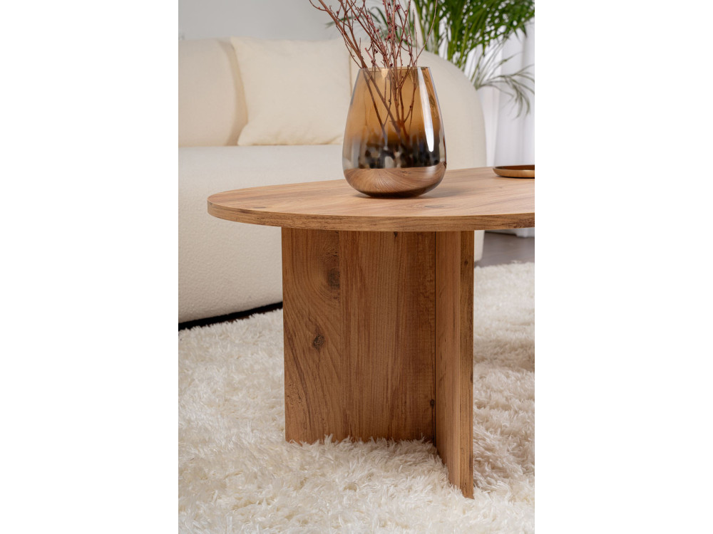 Couchtisch aus Holz „Sable“ – 60 x 119 x 40 cm – Atlantische Kiefer
