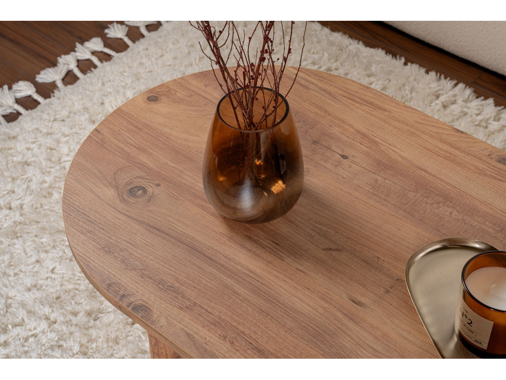 Couchtisch aus Holz „Sable“ – 60 x 119 x 40 cm – Atlantische Kiefer
