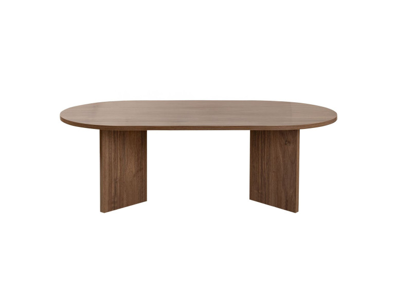 Couchtisch aus Holz „Sable“ – 60 x 119 x 40 cm – Nussbaum