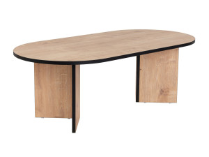 Couchtisch aus Holz "Sand" 119 x 60 x 40 cm - Saphir-Eiche