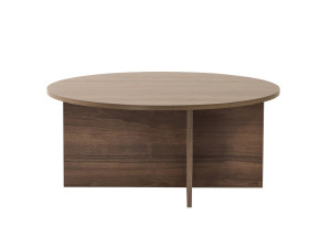 Couchtisch aus Holz „Soleil“ – 90 x 90 x 40 cm – Nussbaum