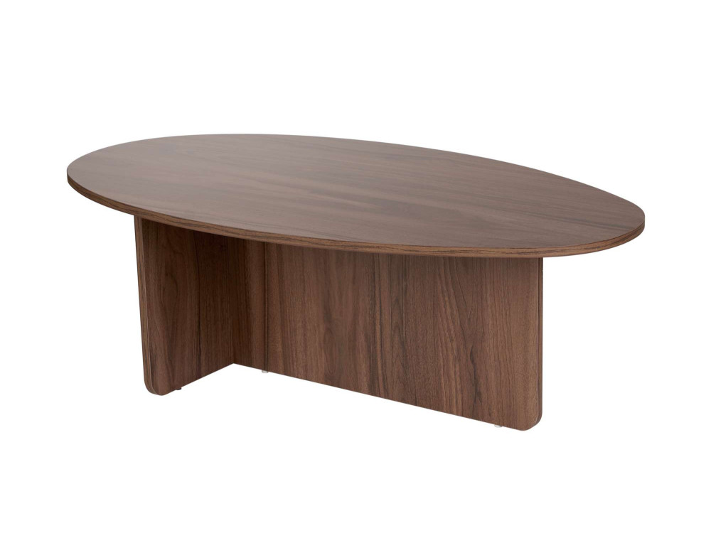 Couchtisch aus Holz "Orba" - 120 x 65 x 40 cm - Walnussholz