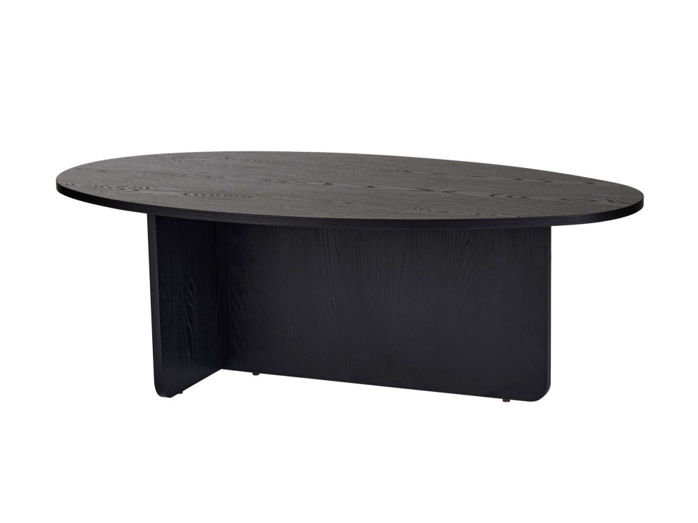 Couchtisch aus Holz "Orba" - 120 x 65 x 40 cm - Schwarzes Holz