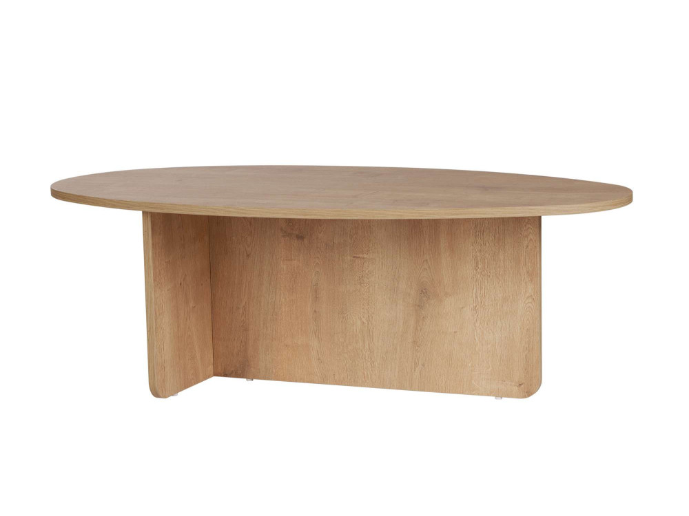Couchtisch aus Holz "Orba" - 120 x 65 x 40 cm - Eiche
