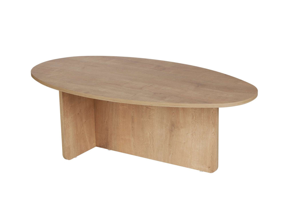 Couchtisch aus Holz "Orba" - 120 x 65 x 40 cm - Eiche