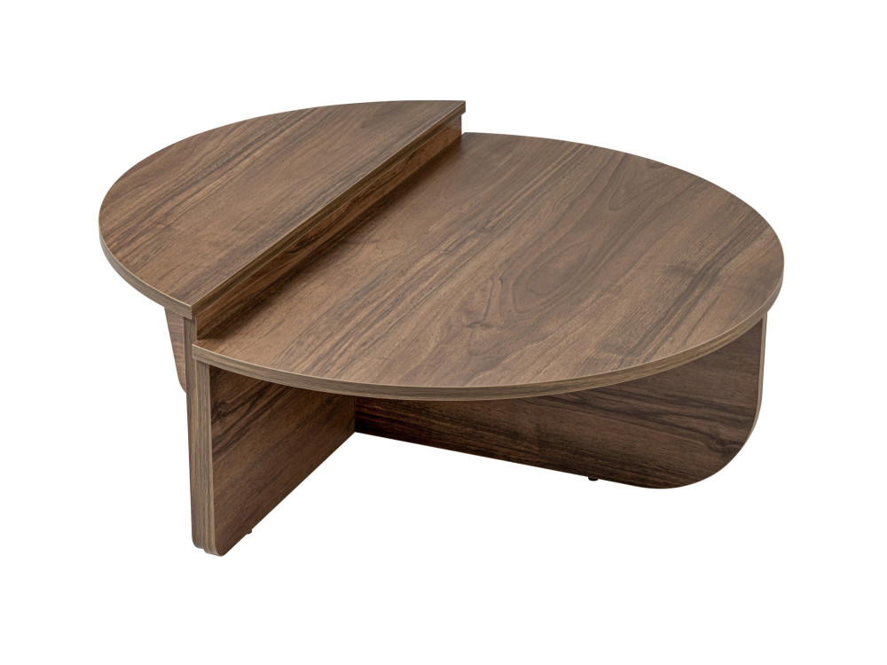 Couchtisch „Orion“ aus Holz – 90 x 60 x 30 cm – Walnuss