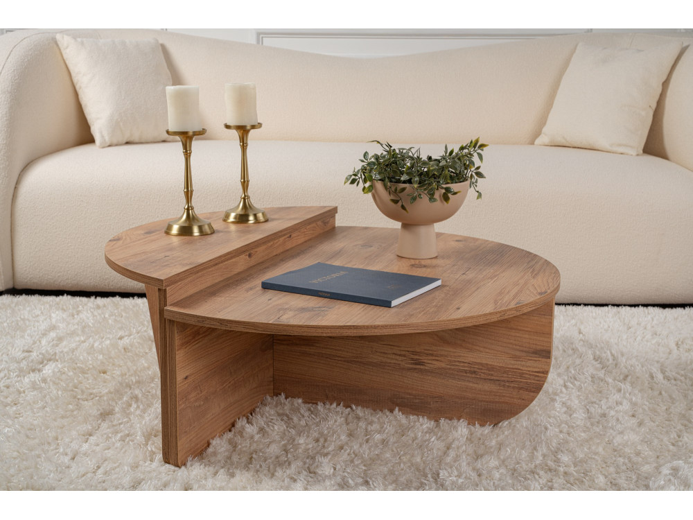 Couchtisch aus Holz „Orion“ – 90 x 60 x 30 cm – Atlantische Kiefer