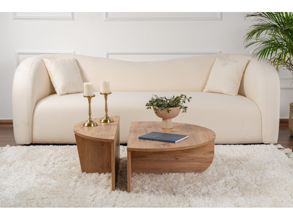 Couchtisch aus Holz „Orion“ – 90 x 60 x 30 cm – Atlantische Kiefer