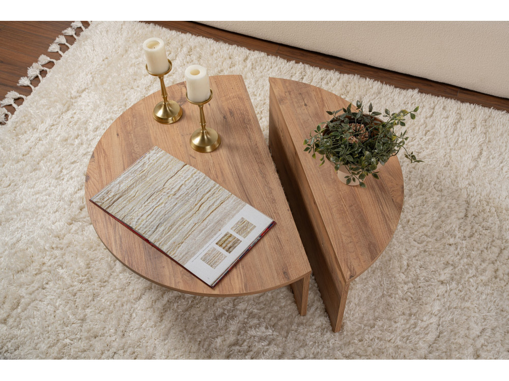 Couchtisch aus Holz „Orion“ – 90 x 60 x 30 cm – Atlantische Kiefer