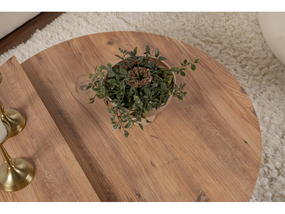 Couchtisch aus Holz „Orion“ – 90 x 60 x 30 cm – Atlantische Kiefer