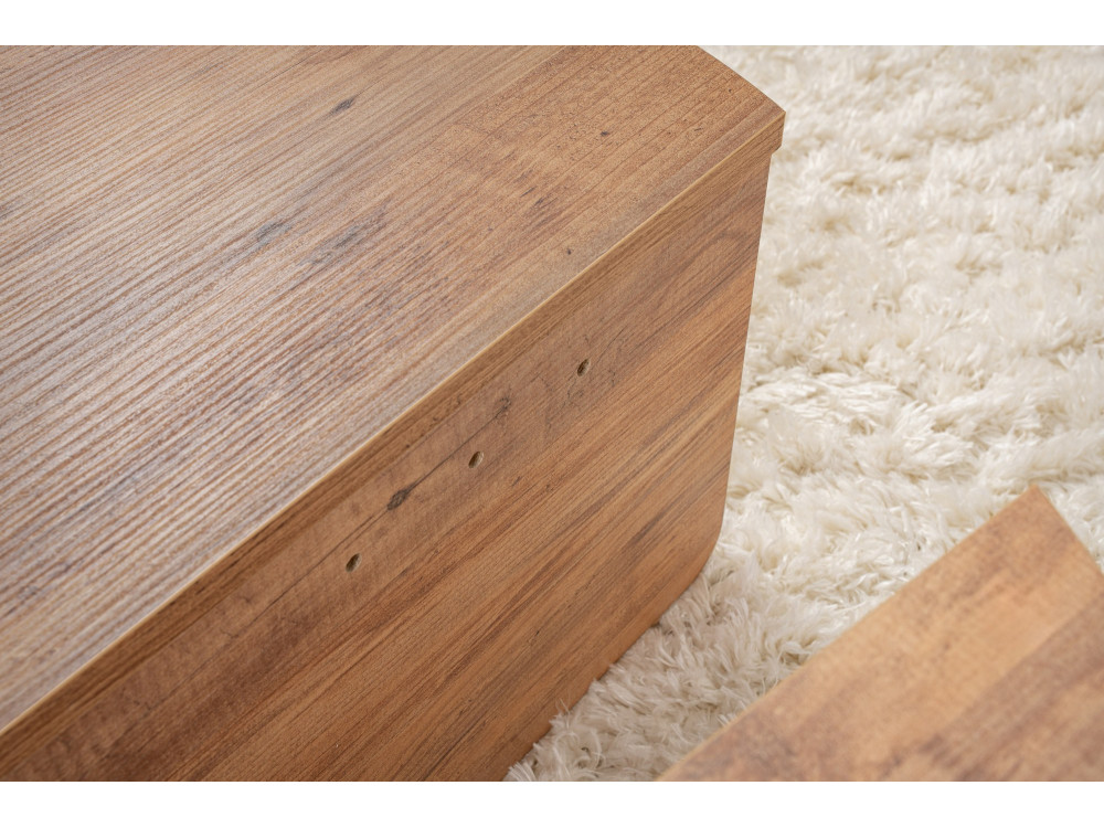 Couchtisch aus Holz „Orion“ – 90 x 60 x 30 cm – Atlantische Kiefer