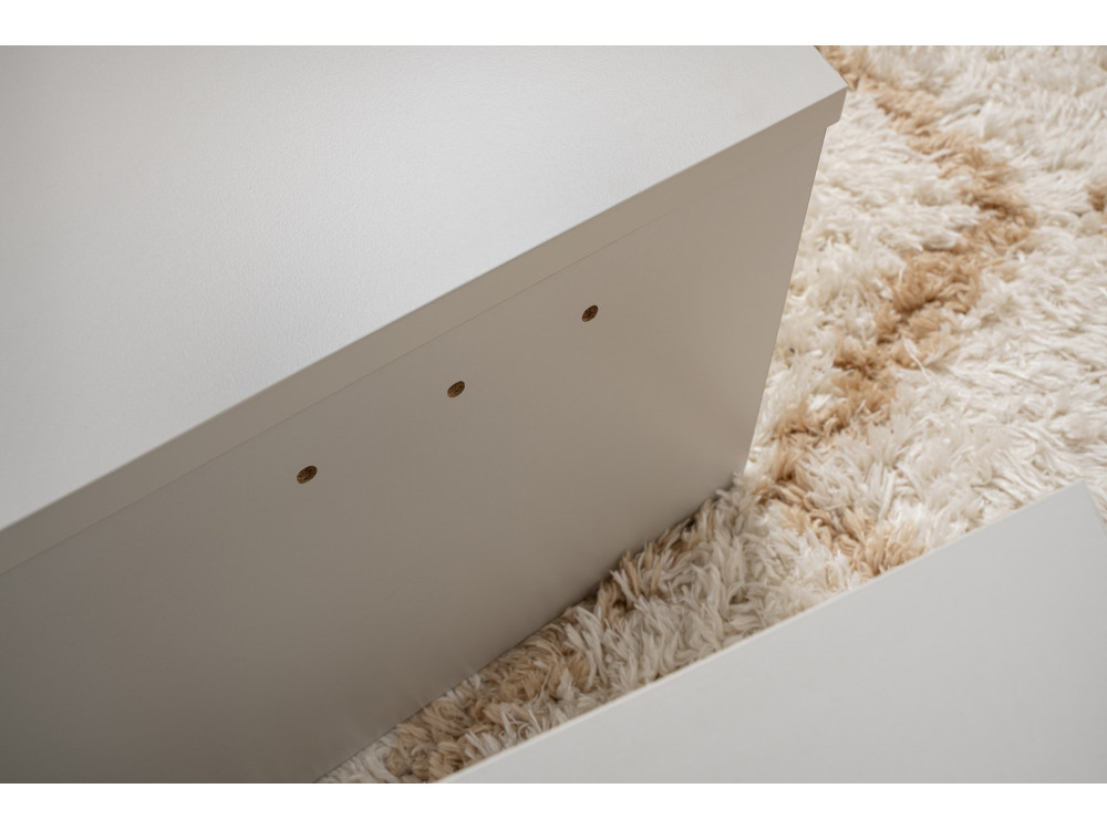 Couchtisch aus Holz "Orion" 90 x 60 x 30 cm - Grau