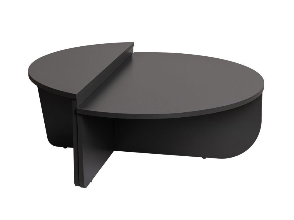 Couchtisch aus Holz "Orion" 90 x 60 x 30 cm - Anthrazit