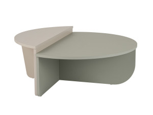 Couchtisch aus Holz "Orion" 90 x 60 x 30 cm - Aschgrün