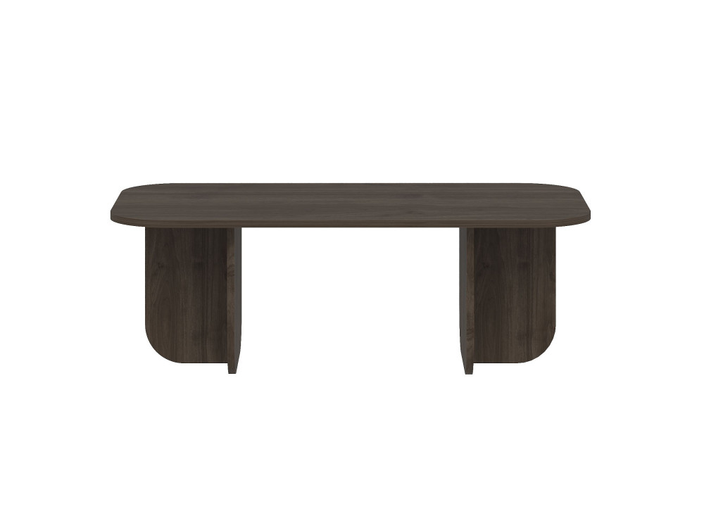 Couchtisch „Becaj“ aus Holz – 120 x 60 x 41 cm – Walnuss