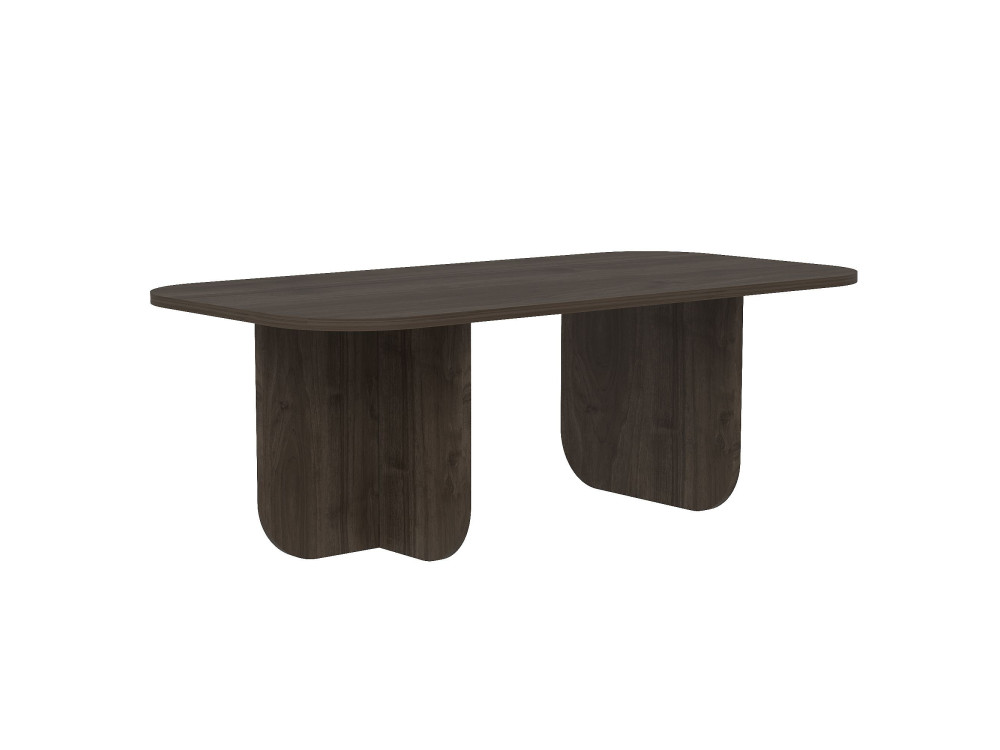 Couchtisch „Becaj“ aus Holz – 120 x 60 x 41 cm – Walnuss