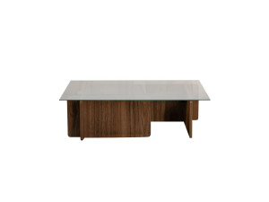 Couchtisch „Flavio“ aus Holz – 105 x 65 x 30 cm – Walnuss