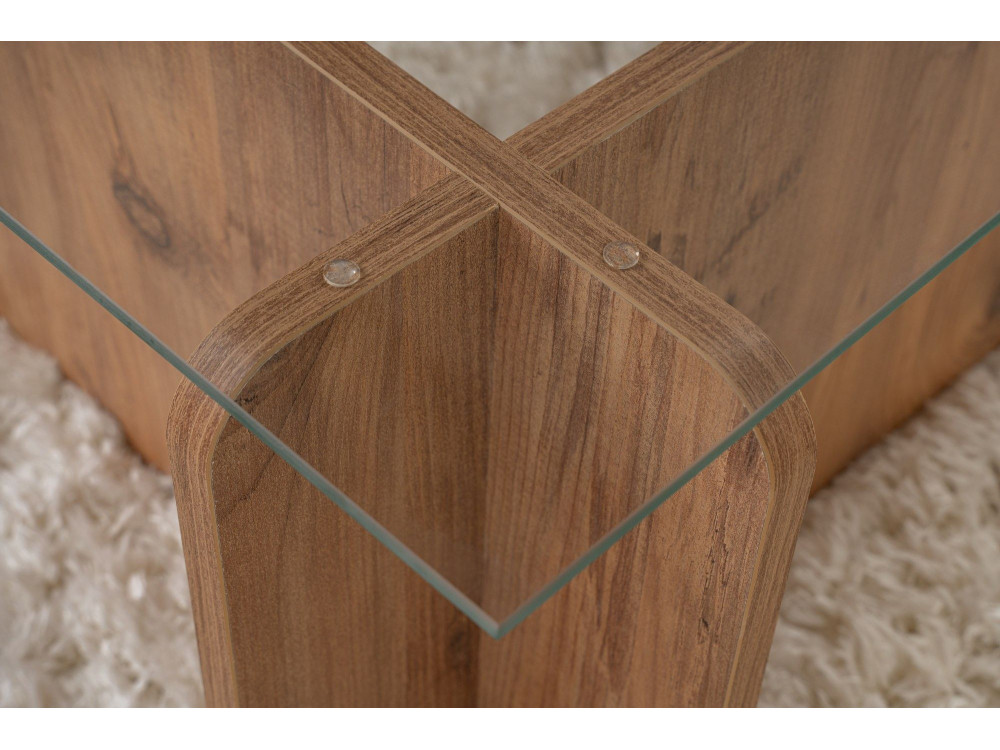Couchtisch „Flavio“ aus Holz – 105 x 65 x 30 cm – Atlantische Kiefer