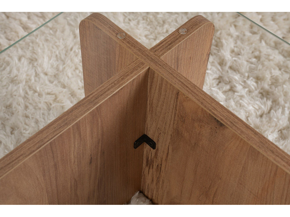 Couchtisch „Flavio“ aus Holz – 105 x 65 x 30 cm – Atlantische Kiefer