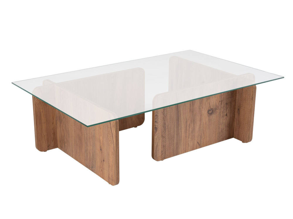 Couchtisch „Flavio“ aus Holz – 105 x 65 x 30 cm – Atlantische Kiefer