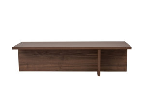 Couchtisch „Harbor“ aus Holz – 120 x 45 x 30 cm – Walnuss