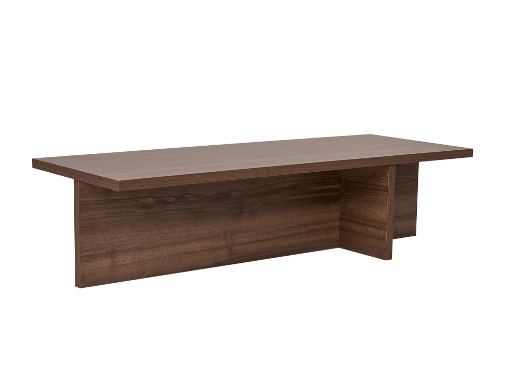 Couchtisch „Harbor“ aus Holz – 120 x 45 x 30 cm – Walnuss