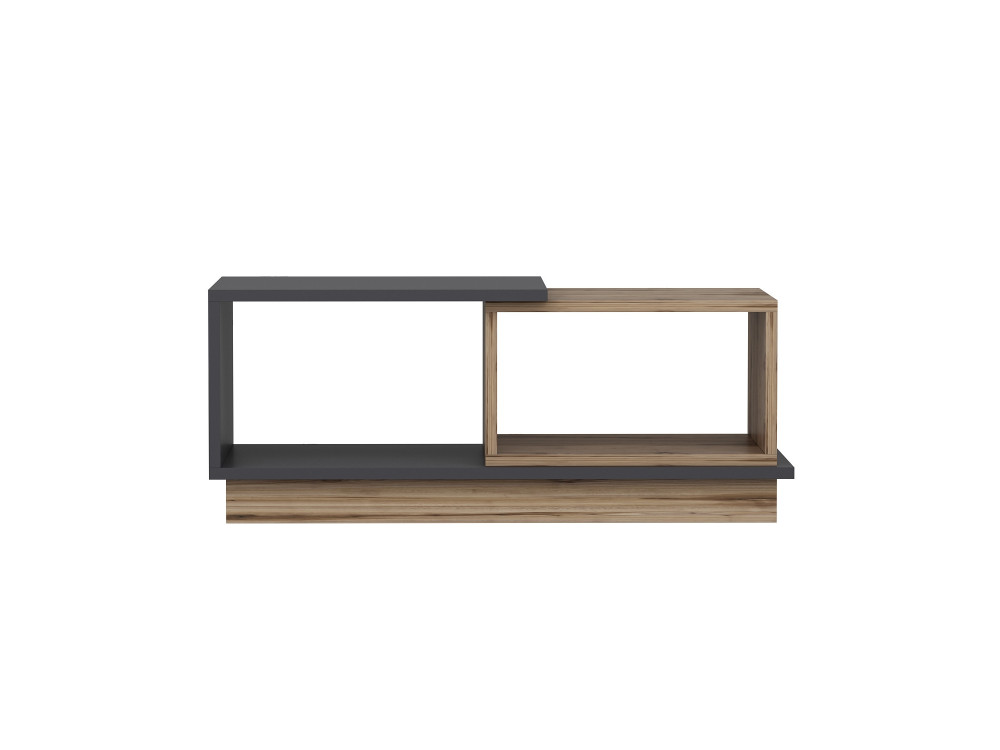 Couchtisch aus Holz "Consept" - 90 x 45 x 36 cm - Anthrazitgrau